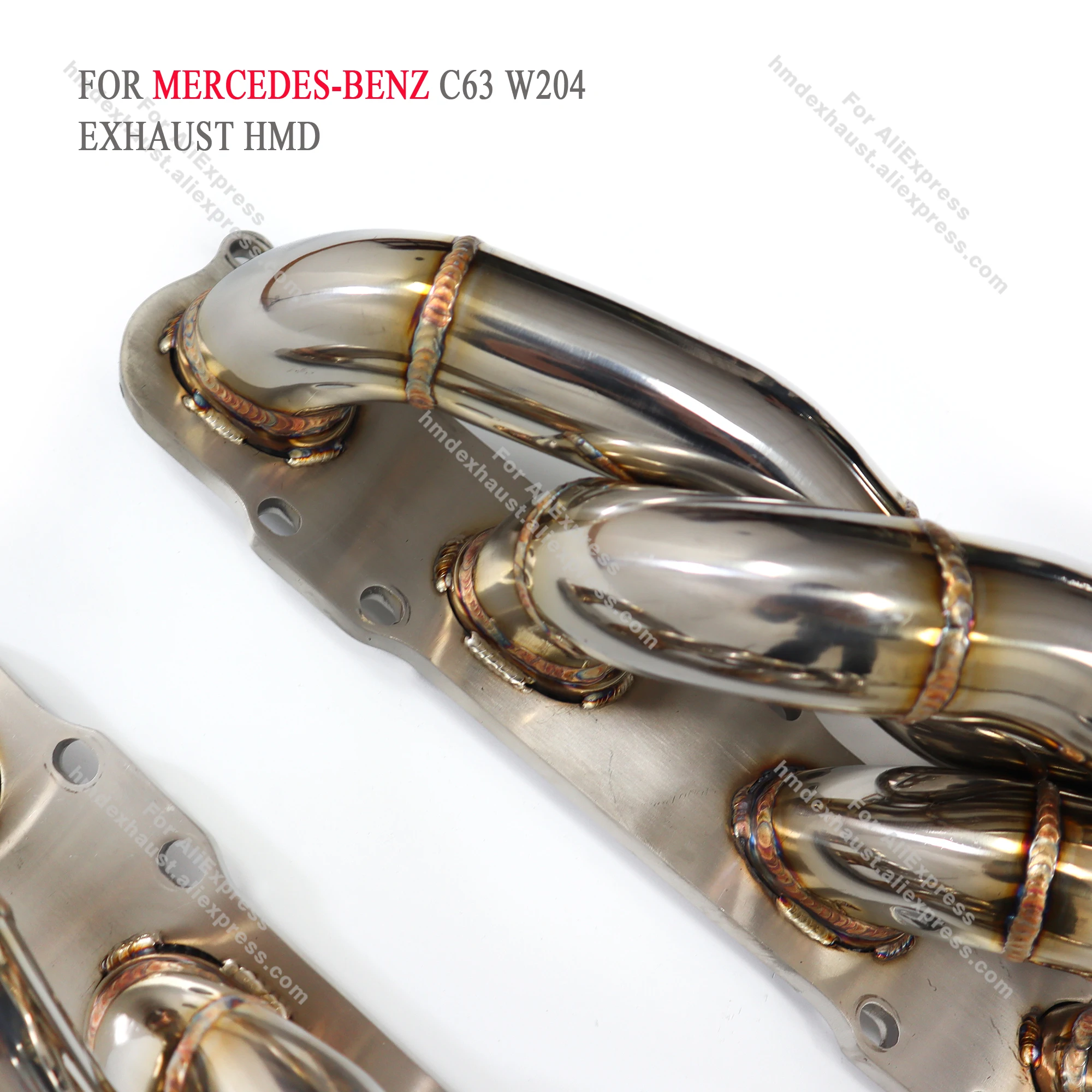 

High Quality Manifold For Mercedes BENZ C63 W204 Stainless Steel Exhaust System High Flow Performance Racing Pipe HMD