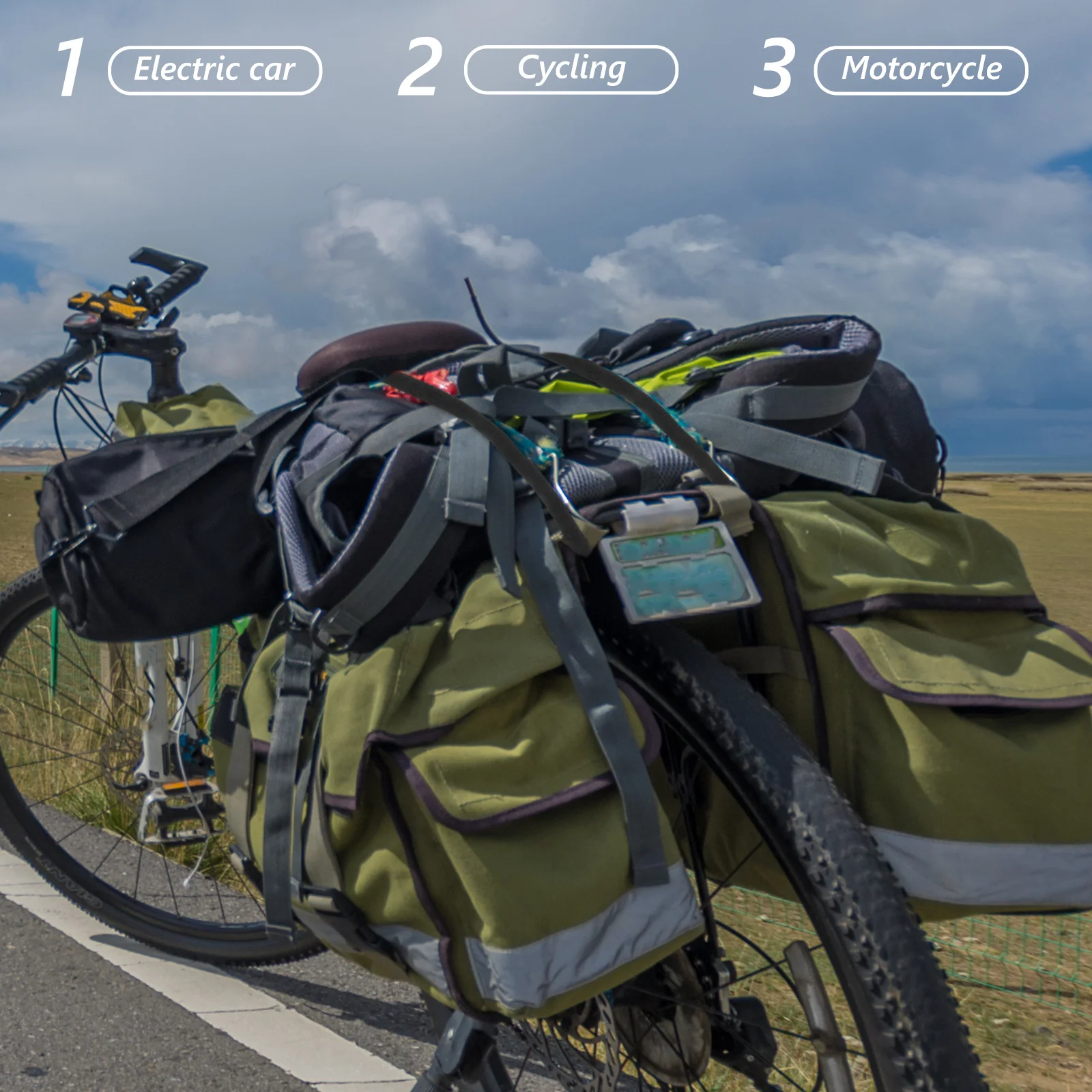 

Adjustable Heavy Duty Bungee Straps for Motorcycle Bicycle Luggage Secure Stretch Rope Outdoor Riding Gear Fastening Elastic Tie