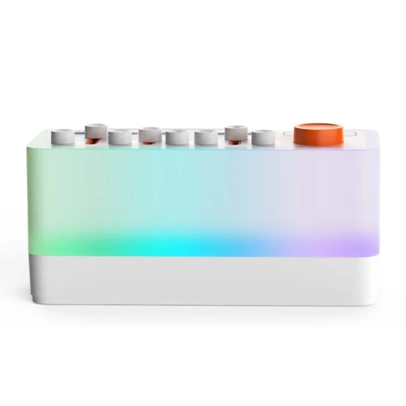 Foreign trade new DIY smart sleep aid speaker RGB color night light small jelly bluetooth speaker night listening