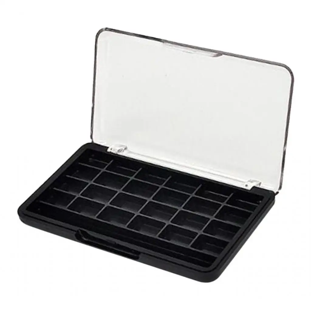 Empty Plastic Makeup Eyeshadow Palette Pallet Box Bronzer Holder Case