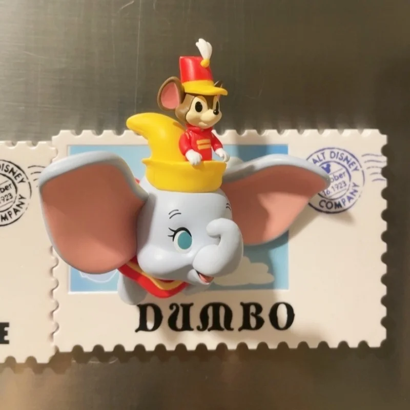 Authentic Miniso New Disney 100th Anniversary Vintage Stamp Creative Refrigerator Magnet Collect Holiday Gifts For Friend Model