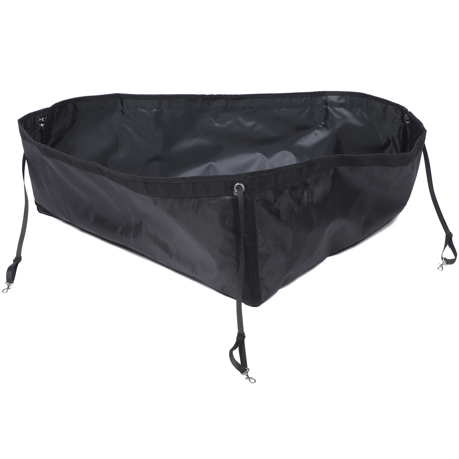 

Horse Corner Hay Feeder Bag Heavy Duty High Strength Hanging Slow Feed Nets Large Capacity Mesh Bottom Reinforced Rope for Horse