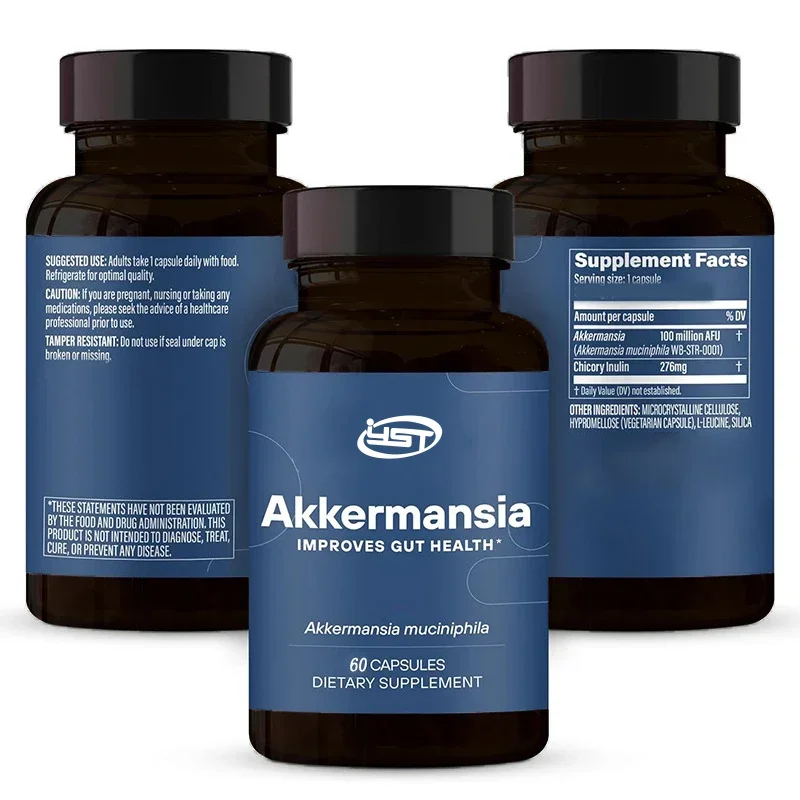 

Akkermansia Probiotics Contain Prebiotic Fiber -60 Capsules,100MAFU Live Strain,promoting Intestinal Health for Both Menandwomen