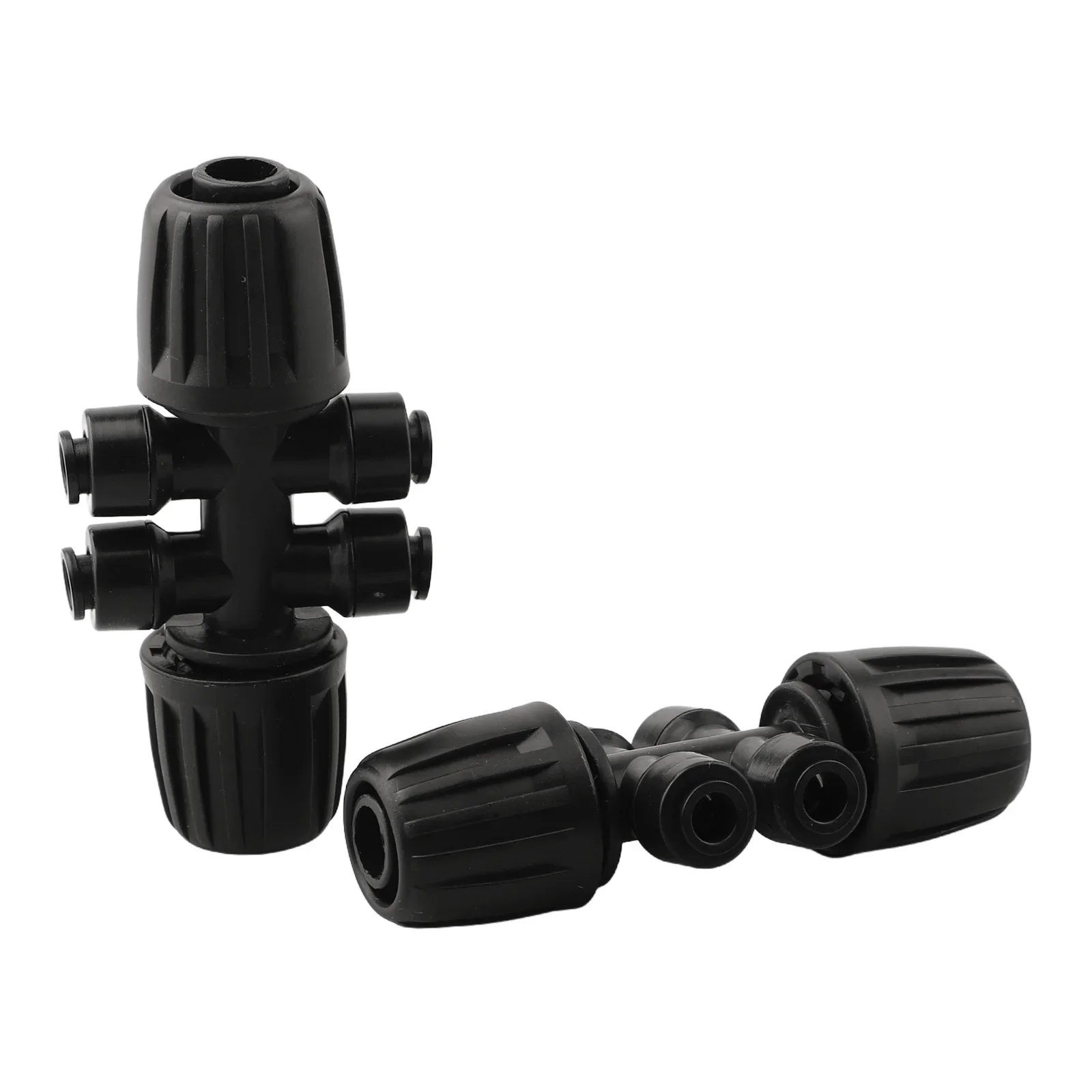 20 Count Anti Leak Drip Irrigation Barbed Tee Connectors 6 Way Fittings Designed For Optimal Water Flow In Gardens