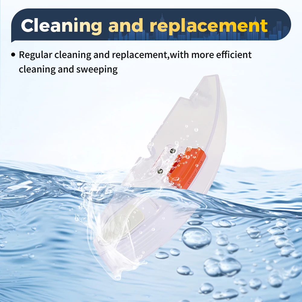 خزان المياه ل Xiaomi Roborock S7 S70 S75 T7S T7S PLUS G10 جهاز آلي لتنظيف الأتربة استبدال صندوق المياه الذي يتم التحكم فيه كهربائيًا