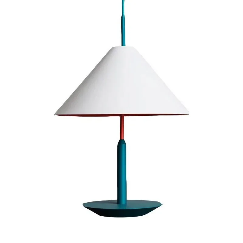 

Nordic modern minimalist creative Macaron hat lamps dining room bedroom bedside chandelier