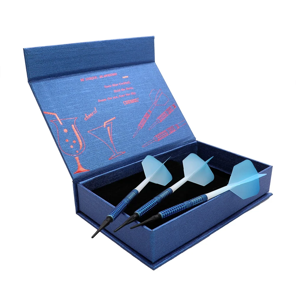 

CUESOUL BLUE COCKTAIL with Oil Paint Finished-20g Soft Tip 90% Tungsten Dart Set