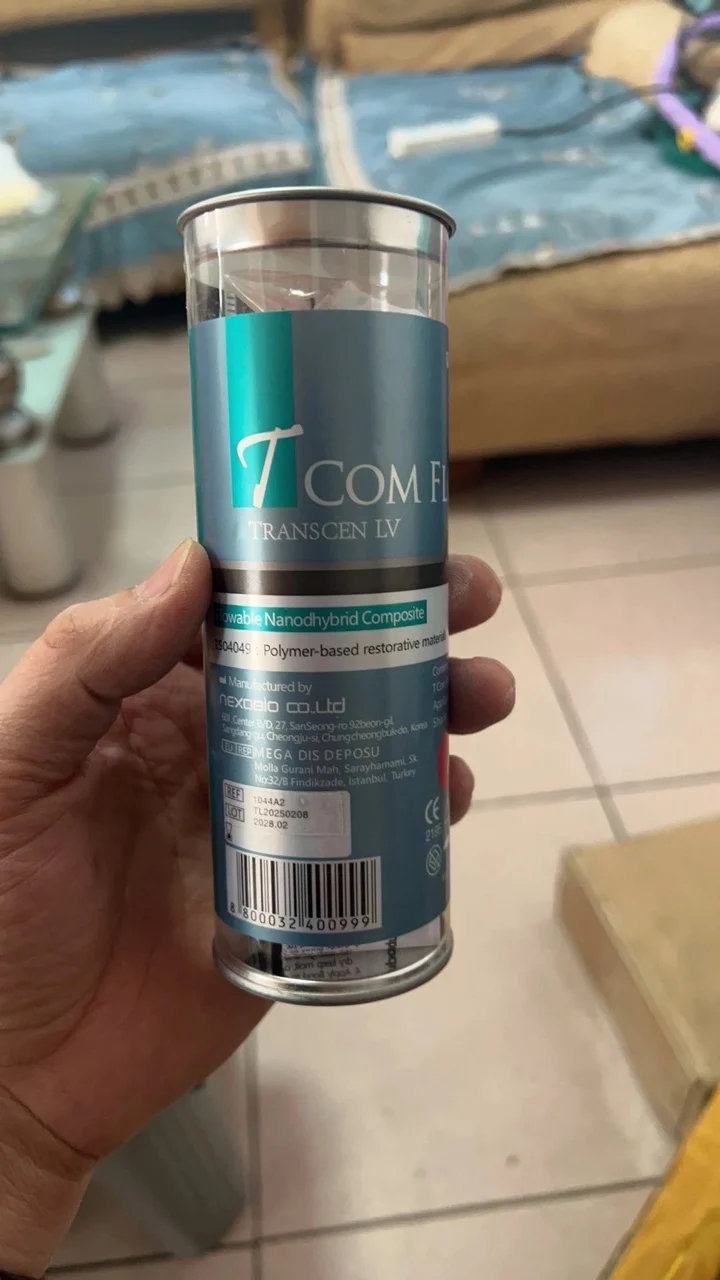 6PCS Dental Dentistry Nexobio Tcom Flow Light Cured Flowable Nanohybrid Composite Resin Korean Dental Laboratory Resin Material