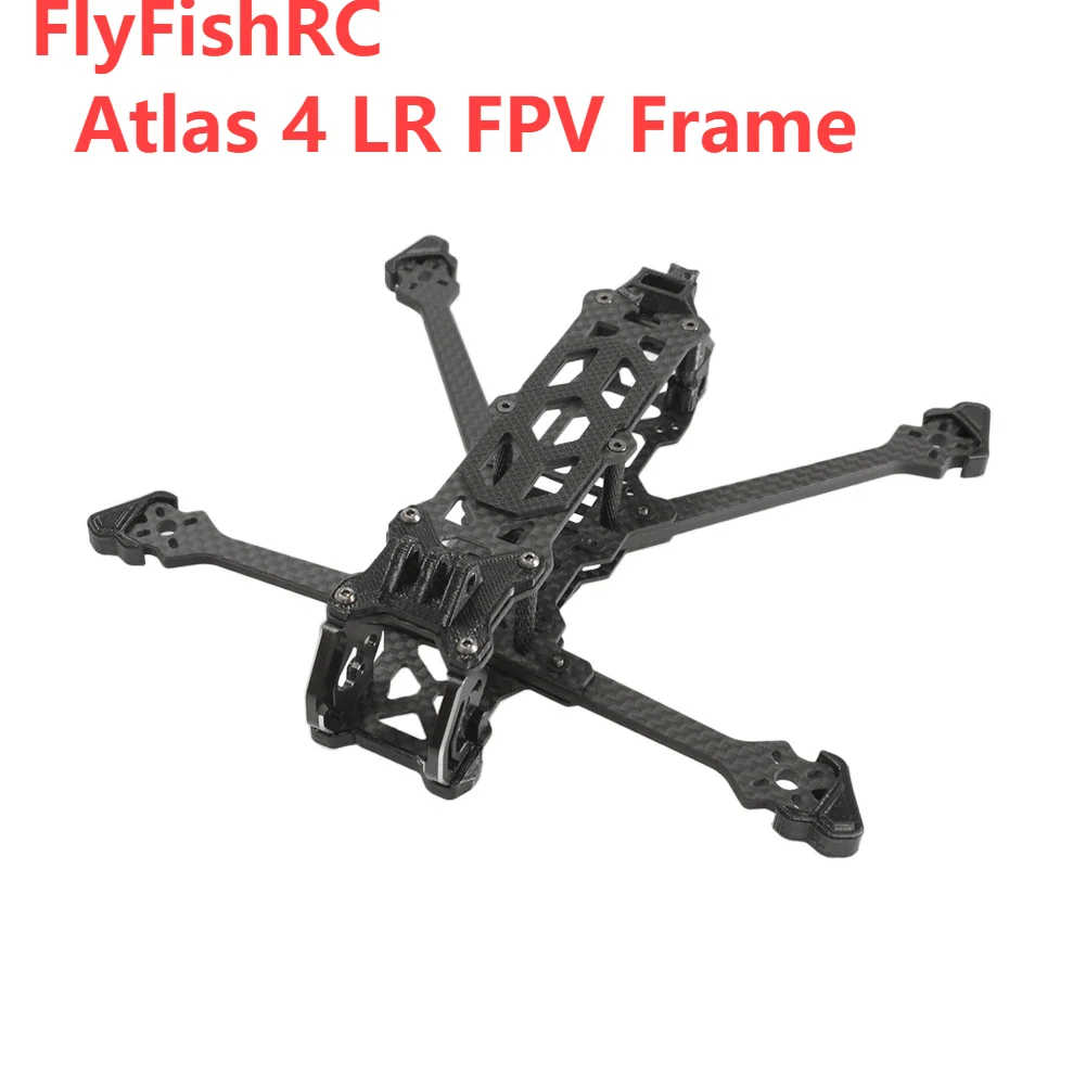 FlyFishRC Atlas 4inch Deadcat LR FPV RC Frame Kit compatible DJI O3 Air Unit 1804 motor for RC Racing Drone Quadcopter kit