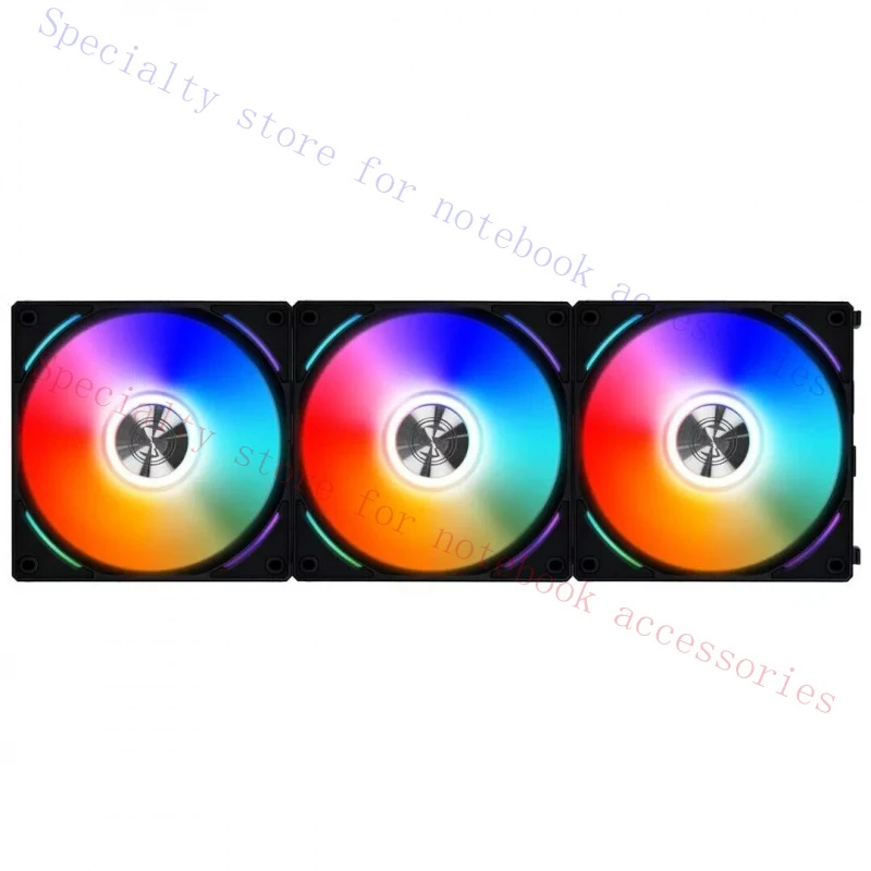 A+  for Lian Li AL120 Uni Fan 120mm ARGB PWM Fan 3 Pack with controller- Black