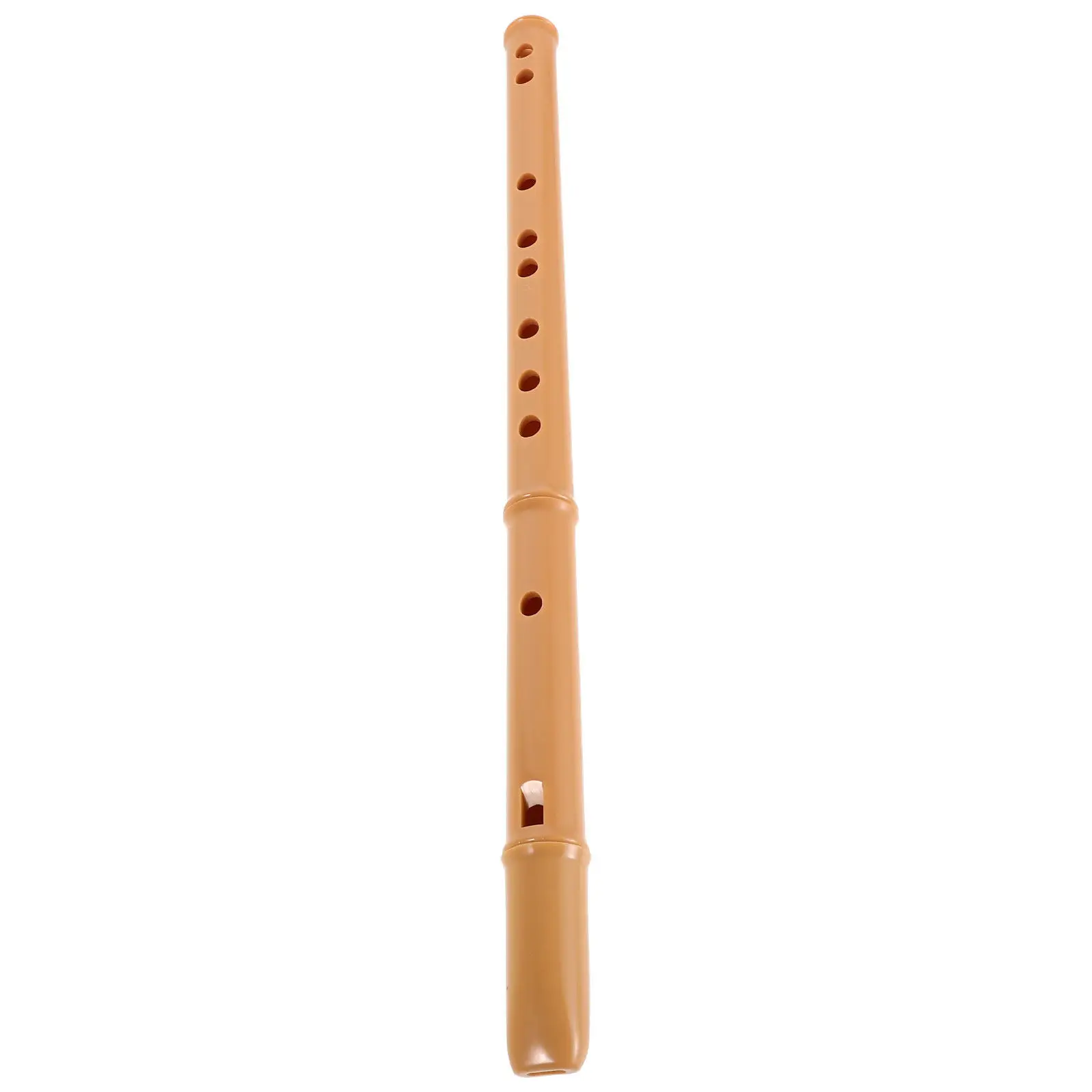 Detachable Resin F Recorder 3-Piece Flute Instrument Beginner Woodwind Musical Recorder Flat Mouthpiece Student Practice