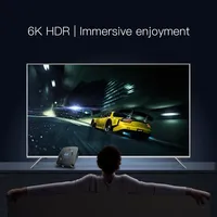 Smart TV Box Android 12 4GB 32GB 64GB 2.4G/5GHz Wifi Bluetooth Android TV Box 6K HDR Media Player 3D Video Set Top Box