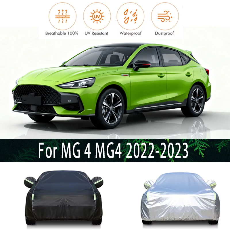 

For MG 4 MG4 2022-2023 Outdoor Protection Full Car Covers Snow Cover Sunshade Waterproof Dustproof Exterior Car accessories
