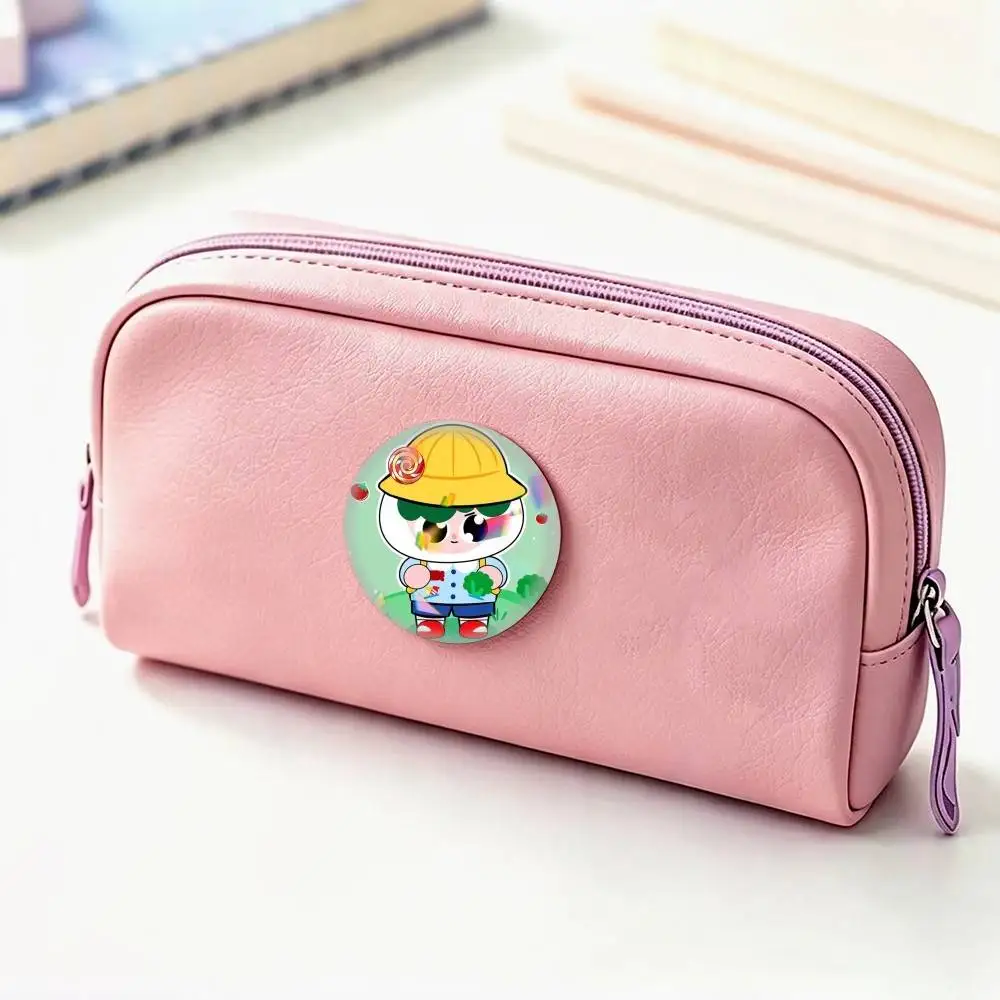 Adorable M-Mascot GMMTV 25 32 44 58 75mm Badges Personalized Round Brooches Pins Accessory