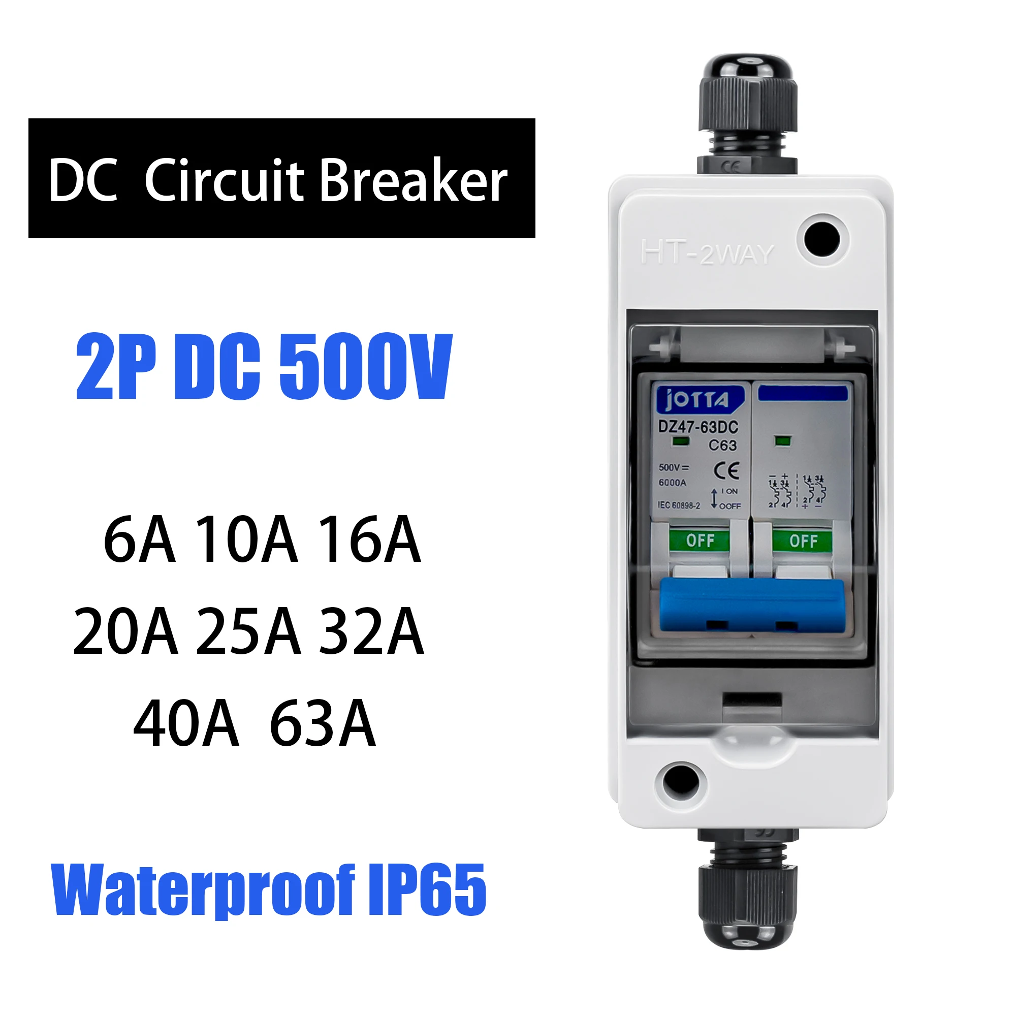 2 Pole Dc 500V 10A … - image
