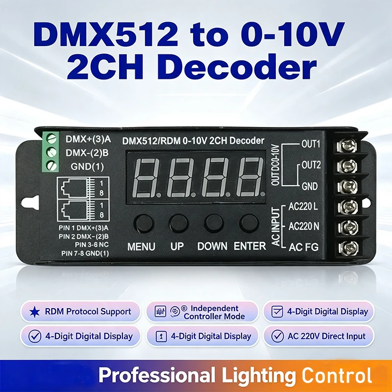 dmx512-to-0-10v-2ch-decoder-rdm-support-ac-220v-input-independent-controller-mode-for-led-dimming