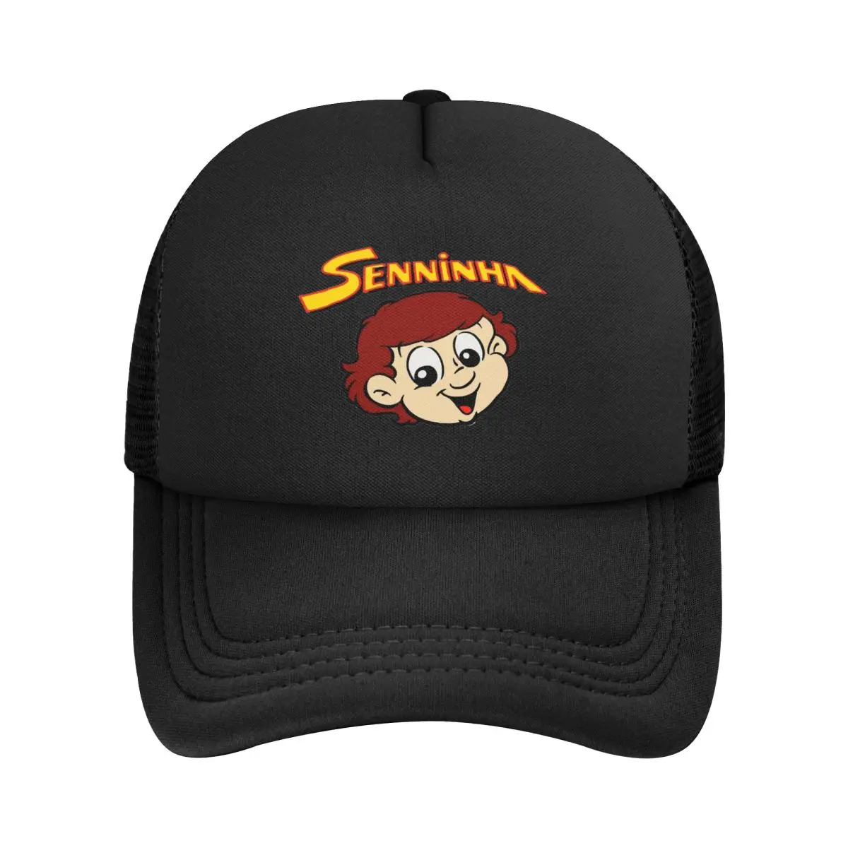 Senninha Ayrton Senna Mesh Baseball Cap Unisex Fashion Sun Caps Hats Adjustable Snapback Caps Sports Cap Summer Trucker Hat