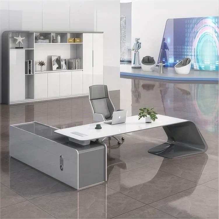 Panneau Réversible Blanc, Mobilier de Bureau Contemporain, Simple et Moderne, pour Usage Domestique