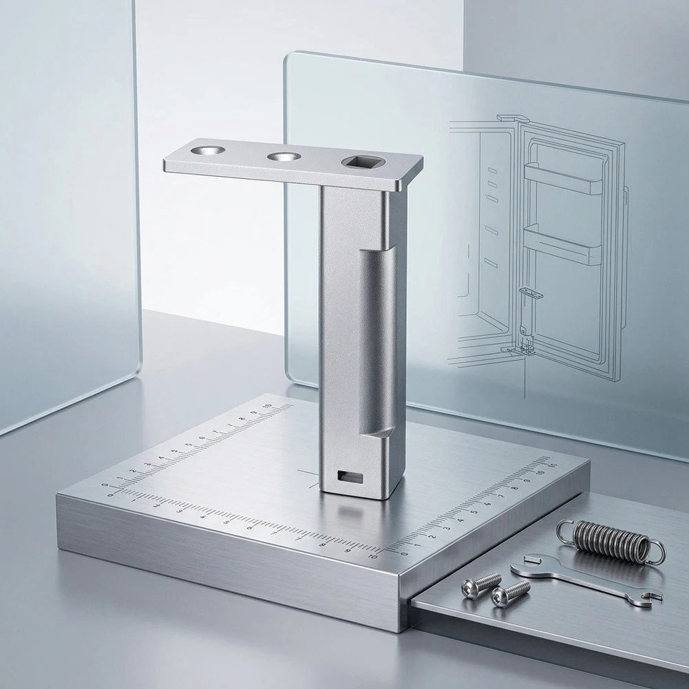 Stainless Steel Refrigerator Door Hinge for Smooth Automatic Spring-Back Operation Compatible with Multiple Models