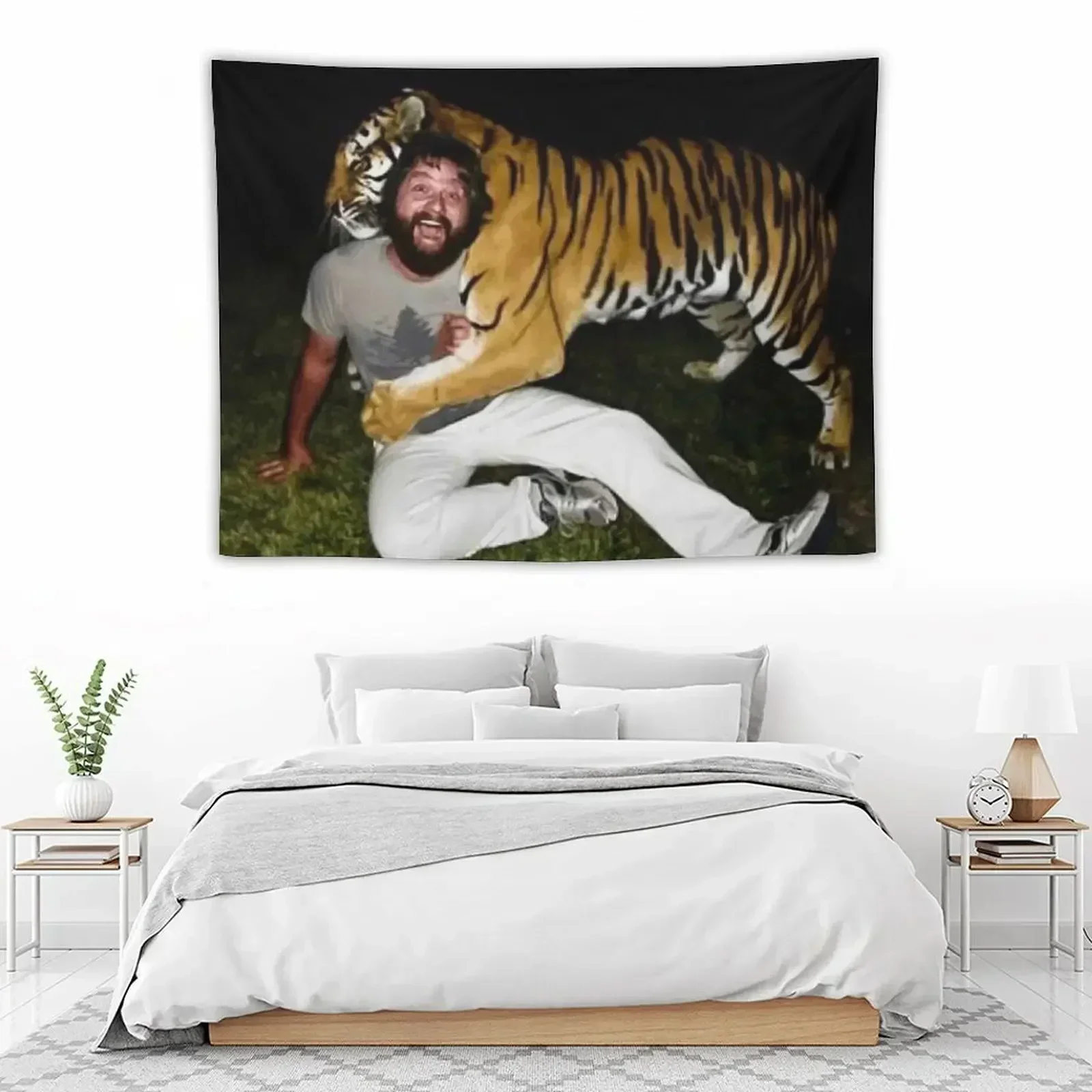

Alan with a Tiger Tapestry Home And Comfort Decor On The Wall Japanese Room Decor Home Decor Accessories Tapestry