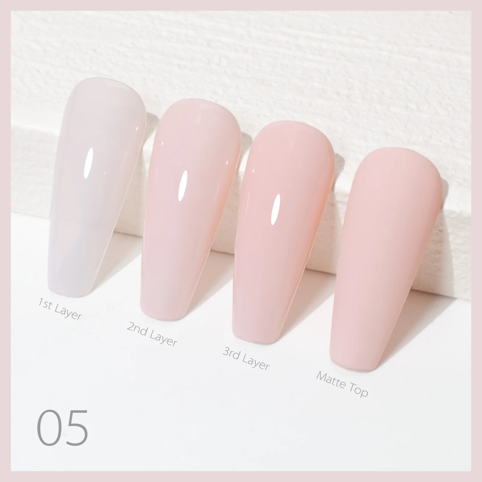 CANNI Color Rubber Base Gel 2in1 HEMA/TPO FREE Jelly Pink Color Series Gel-Nagellack Soak Off UV LED Gel-Lack Nagelmaniküre