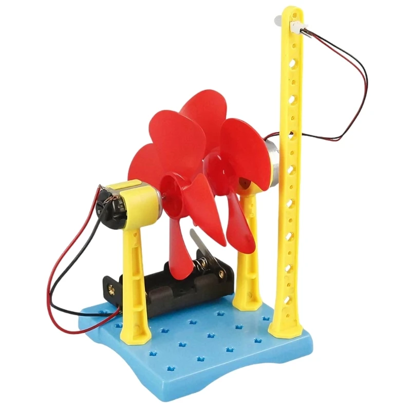 Safe Twin Wind Generator Educational Science Model for Physics Teaching Aid