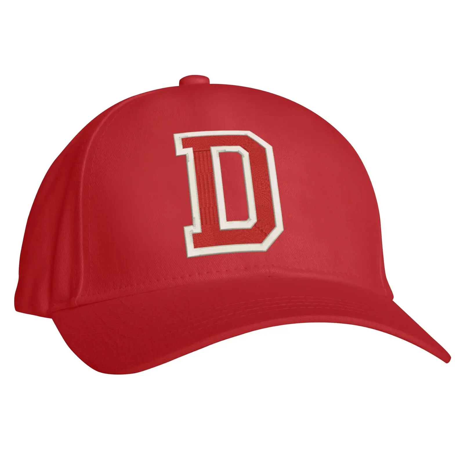 Letter D Baseball cap Birthday Gift Alphabet Hiphop Style Printed Design Hat