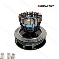 NIKOLATOY Iron Man Metal Maglev MK1 Model Toys Chest Lamp Super Hero 1:1 Arc Reactor Action Figure Light Arc Desktop Decoration