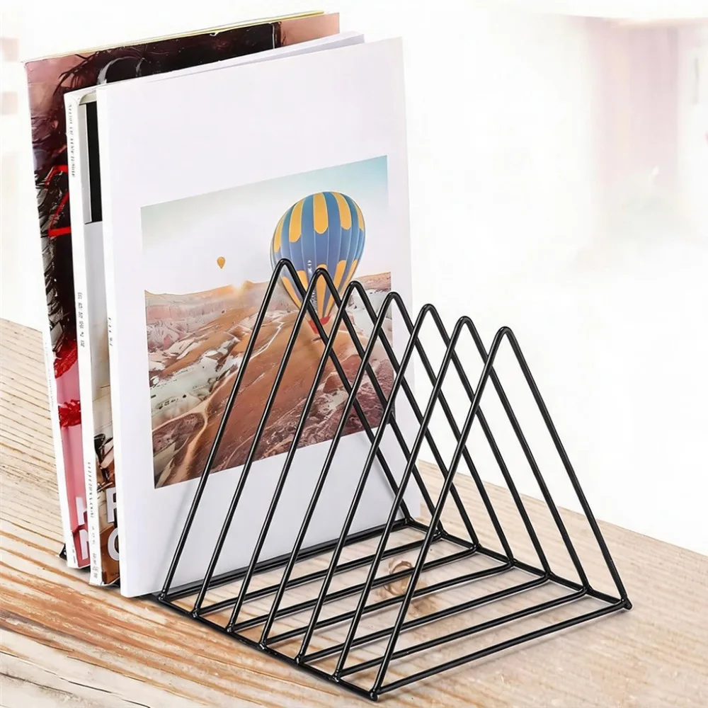 Supports pour disques vinyles en métal, 2 pièces, 9 emplacements |   Support noir pour disques vinyles, support de rangement de bureau pour disques vinyles, support pour documents et magazines