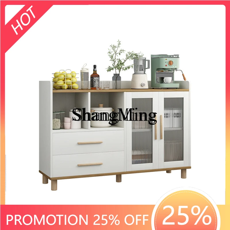 

ZYY Fashion and Exquisite Multifunctional Practical Locker Solid wood dining side against the wall to store tea cabinet