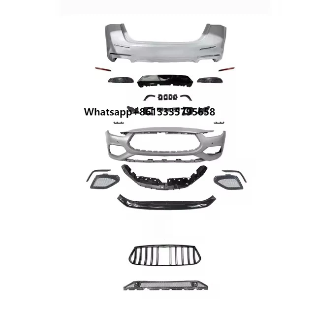 

Body Kit for Maserati Ghibli Upgrade GTS Style Front Bumper Assy Tuyere Front Lip Rear Bumper Spot Supply