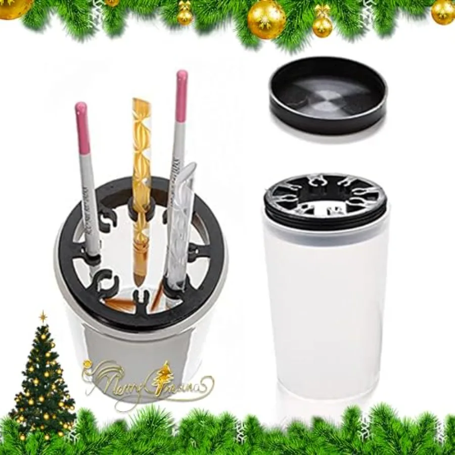 

Acrylic Nail Brush Cleaner Acrylic Brush Cleaner Liquid Acrylic Paint Brush Cleaner Nails Artist Acrylic Nail Brush Container