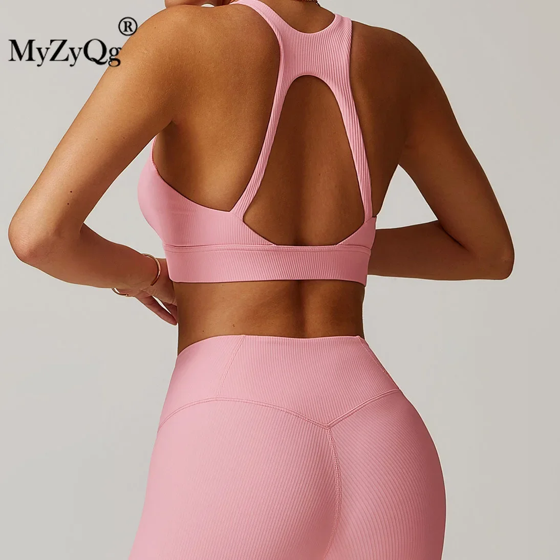 MyZyQg Women Thread Tight Back Yoga Vest Bra Wearing Running Fitness Shock-proof Quick-drying Sports Underwear Tank Top