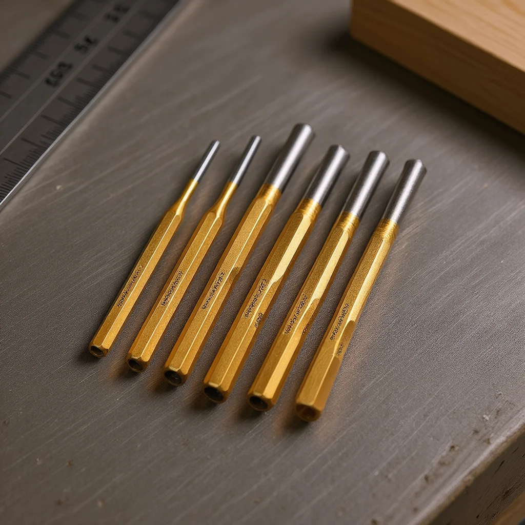 2-10mm Cylindrical Punch Roll Pin Punch Tool Remover Heavy Duty Chisel Cone Punches Watch Repair Hand Tools