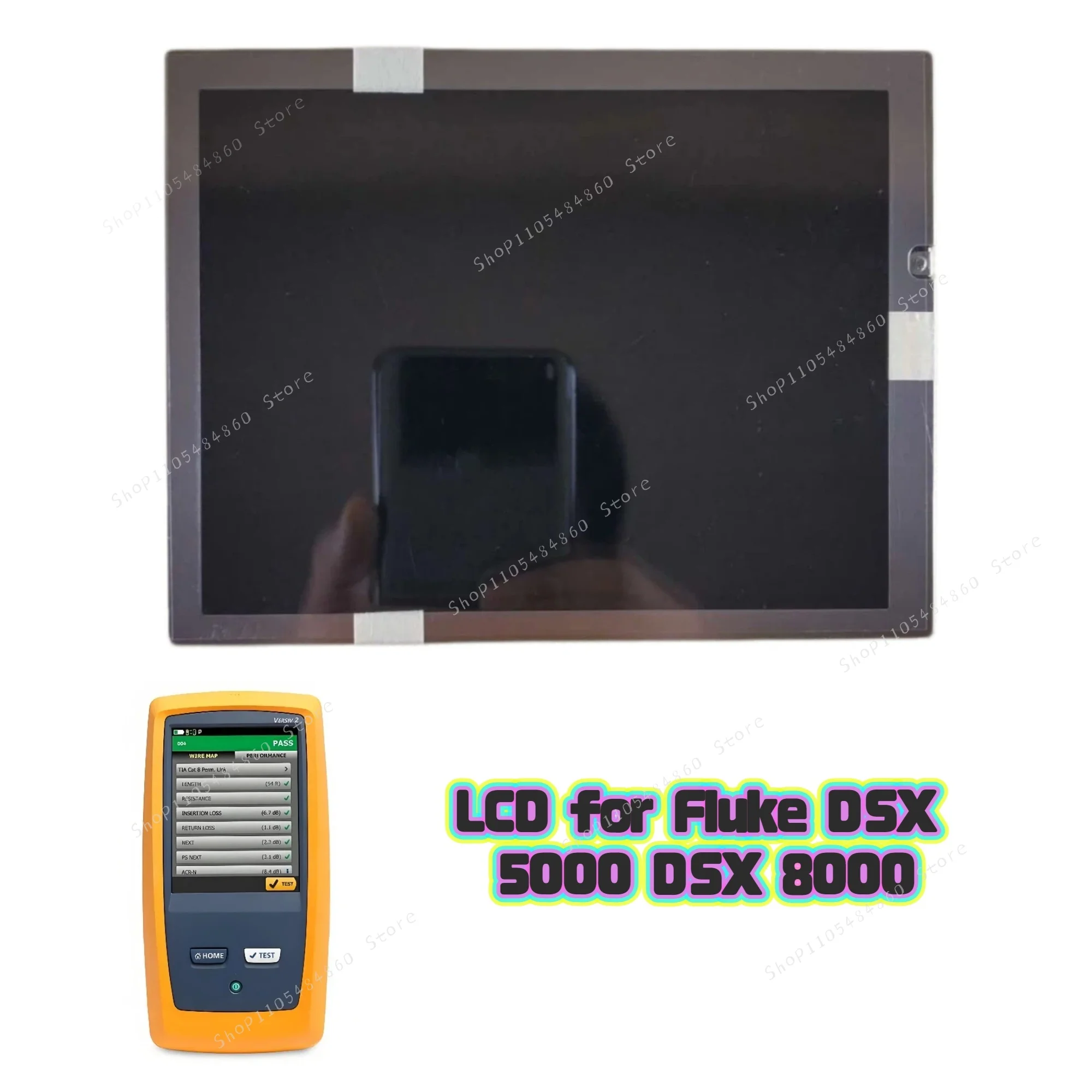 Pantalla LCD para Fluke Networks DSX5000 DSX8000 DSX 5000 DSX 8000 DSX-5000 DSX-8000, Piezas de Repuesto
