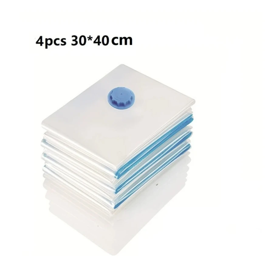Vacuum Pump for Bags Transparent Folding Compressed Space Saving Vacuum Bag for Clothes Vacuum Storage Bags with Pump