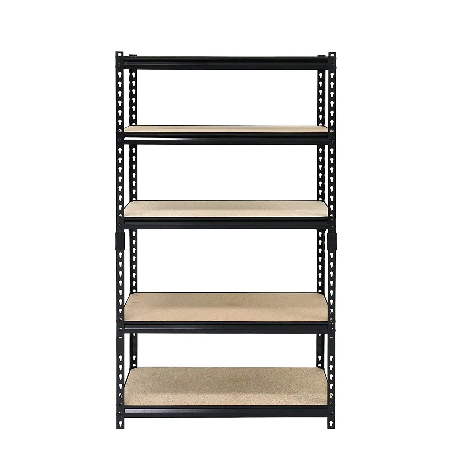 

48W x 18"D x 72"H 5-Shelf Steel Shelving, 4000 lb Capacity Black