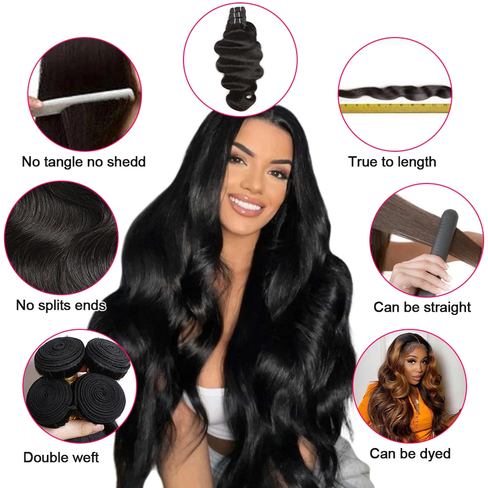 100% человеческие волосы для наращивания Megeen, объемные волнистые волосы 1/3/4, перуанские волосы 20/30 дюймов, 15 А, волосы с двойным переплетением, волнистые волосы для женщин