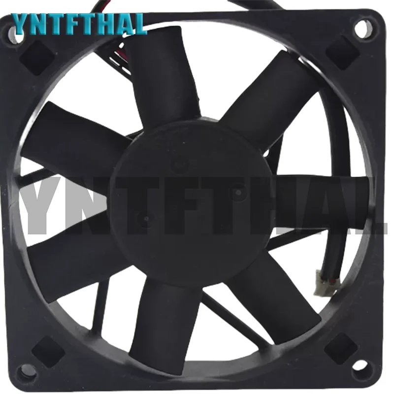 New AD0812LX-D70 DC 12V 0.09A 2-Wire 80x80x15mm Cooler Fan