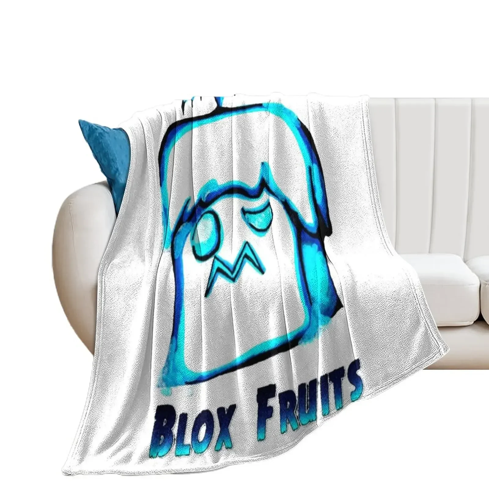 

Blox Fruits: Blizzard Fruit (boiz 1) Throw Blanket Sofa Soft Summer Beddings Luxury Blankets