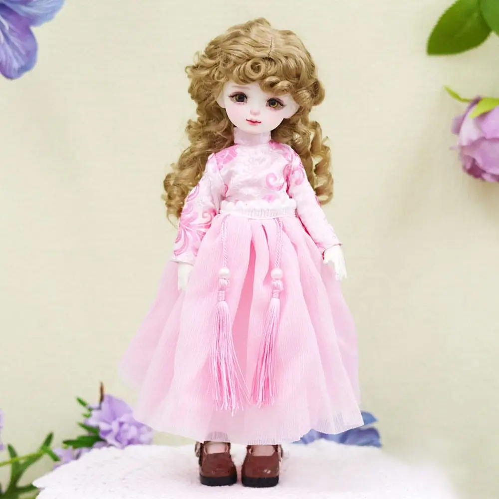 Cute Pretty 30cm Doll Clothes DIY Replaceable Doll Outfit Set Handmade Doll Dress (No Dolls and Shoes)