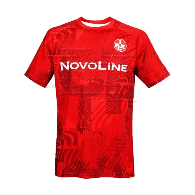 

2025 Kaiserslautern Adult Short Sleeved Football Printed T-shirt, Training T-shirt, Quick Drying Motorcycle T-shirt