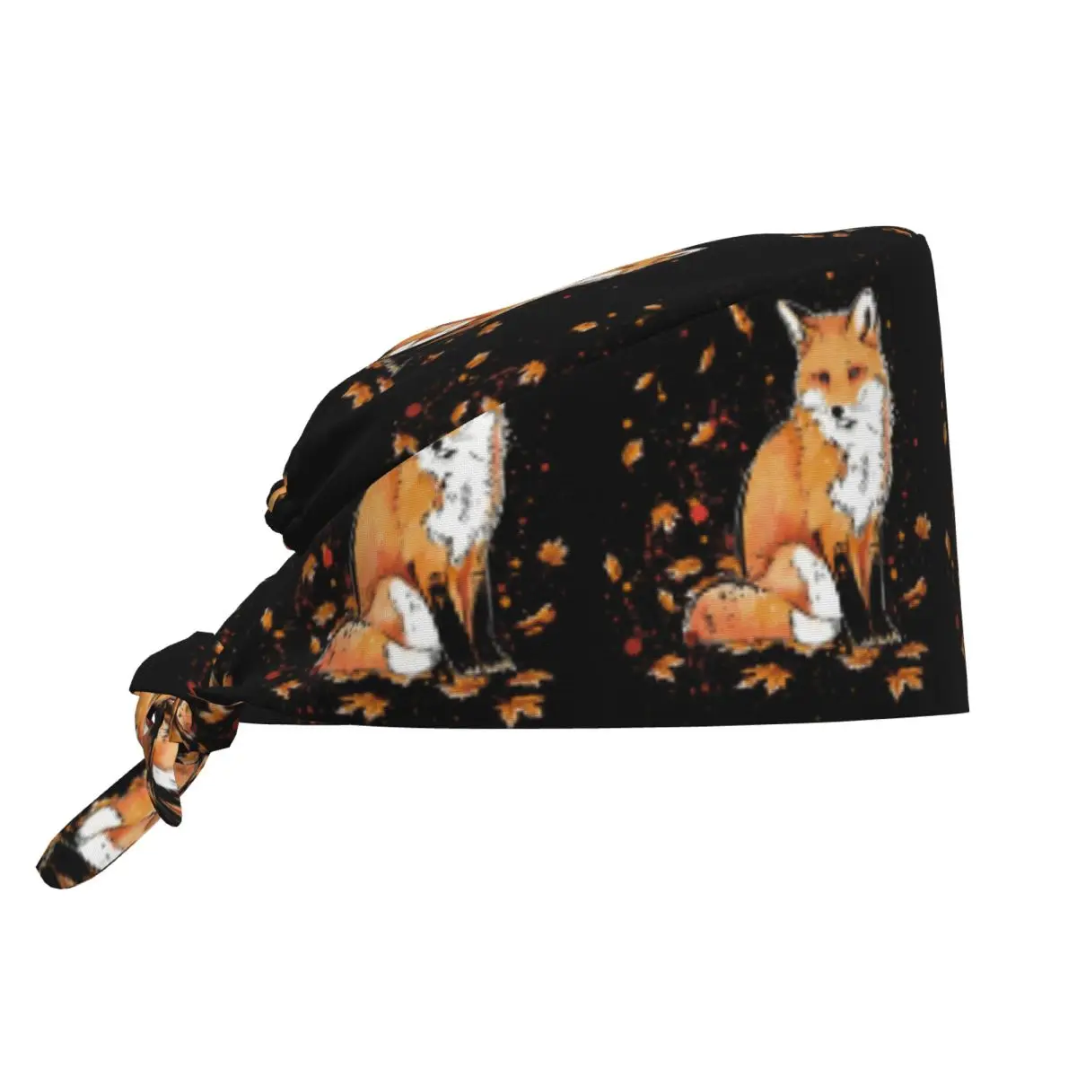 Czapka chirurgiczna Fox In The Snow Classic, czapka robocza dla lekarzy, unisex, regulowana czapka pielęgniarska dla dentystów