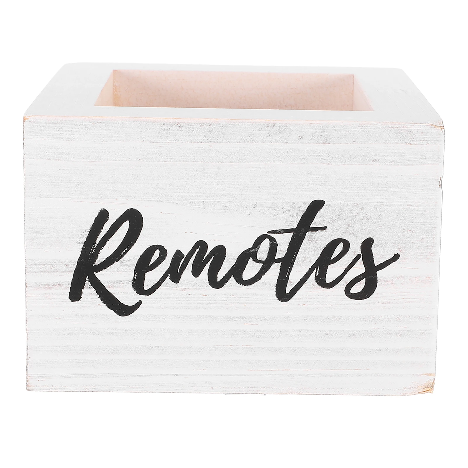 

Remote Control Storage Box Wooden Desktop Organizer Living Room Holder Multifunctional Storage Solution