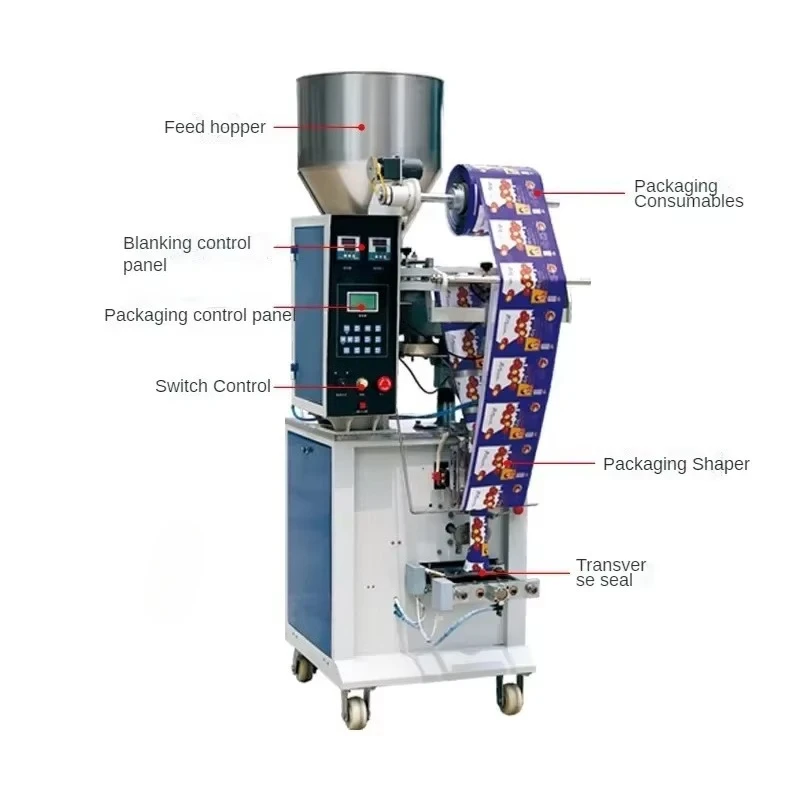 Fully Automatic Quantitative Powder Granule Packing Machine with Back Seal and Three Side Seal Liquid Tea Sealing Machine