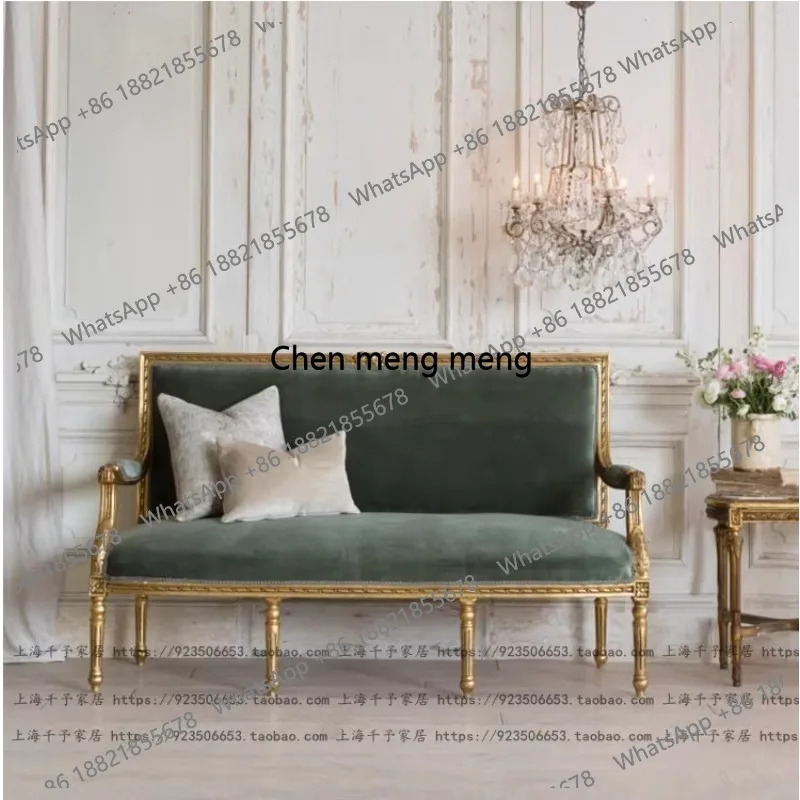 Apartment furniture living room bedroom double triple sofa leisure single chair photography furniture