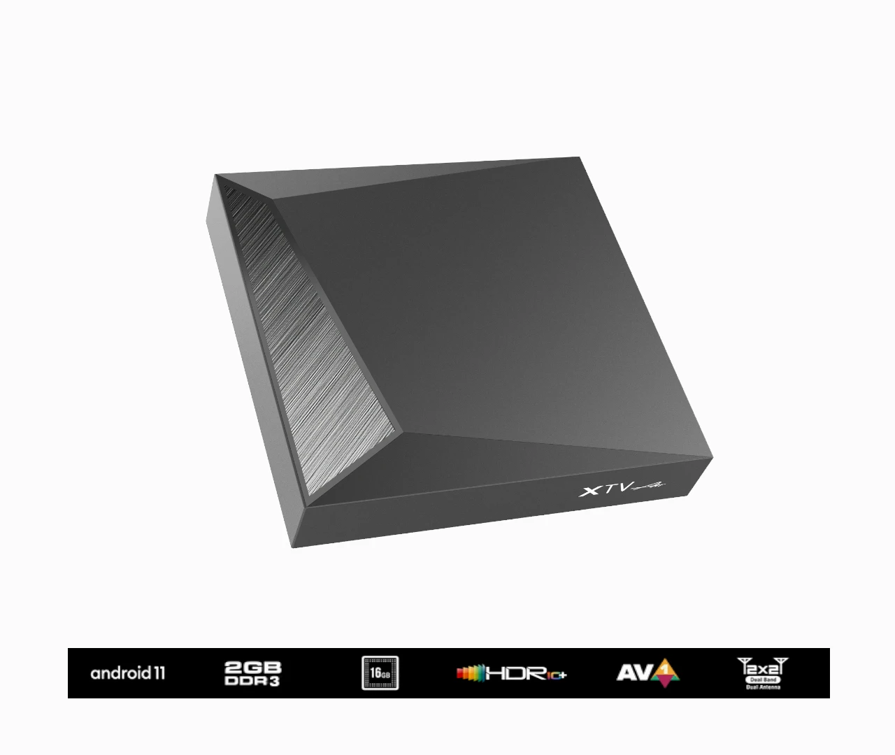 XTV AIR Meelo + Android 11.0 Smartest tv box HD2.1 BT Amlogic S905W2 HDR + Ethernet 100M AV1 H.265 4K UHD Media Player