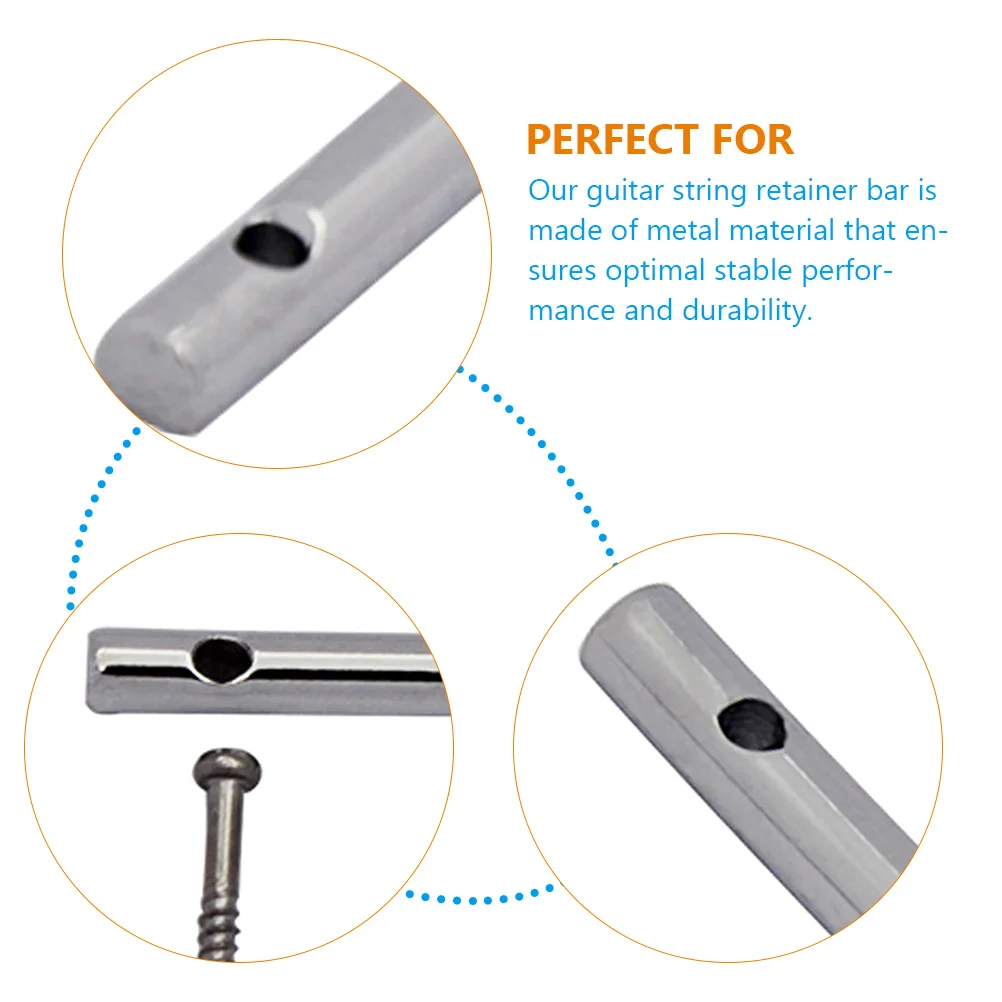 

String Head of The Pulver Electric Guitars Metal Parts Strings Retainer Hardware Screws for Instrument Repair
