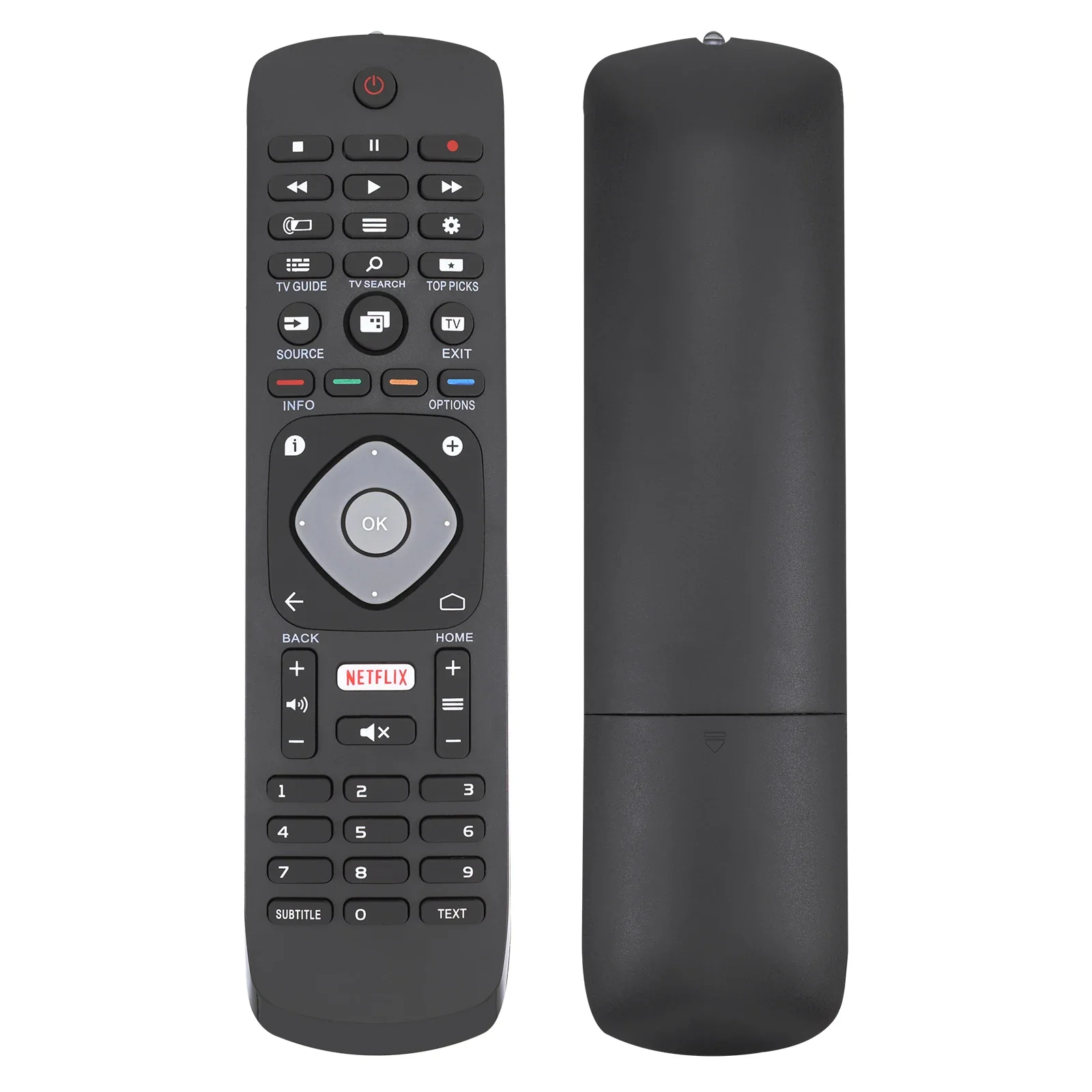 Télécommande universelle de remplacement avec boutons Netflix pour Philips Smart TV LCD LED modèles compatibles téléviseurs sélectionnés