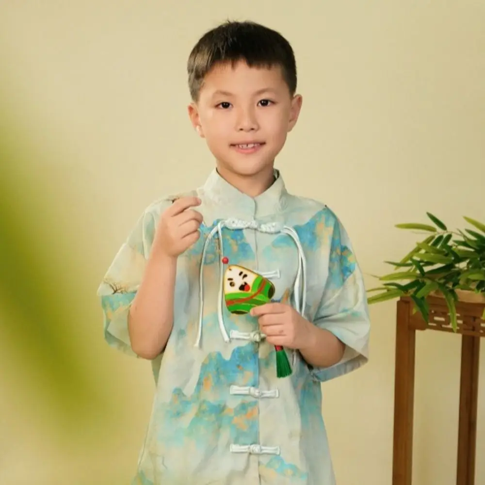 

1 компл. Zongzi Dragon Boat Festival кулон перегородчатая нить ремесла китайский стиль DIY игрушка лодка-дракон ручной работы реквизит Hanfu